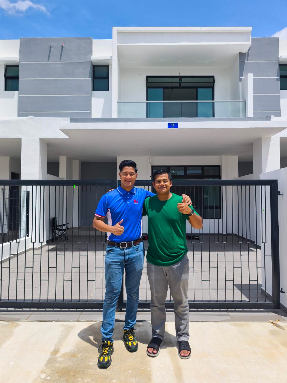 TAJ Tasneem home inspection client in Johor, Malaysia