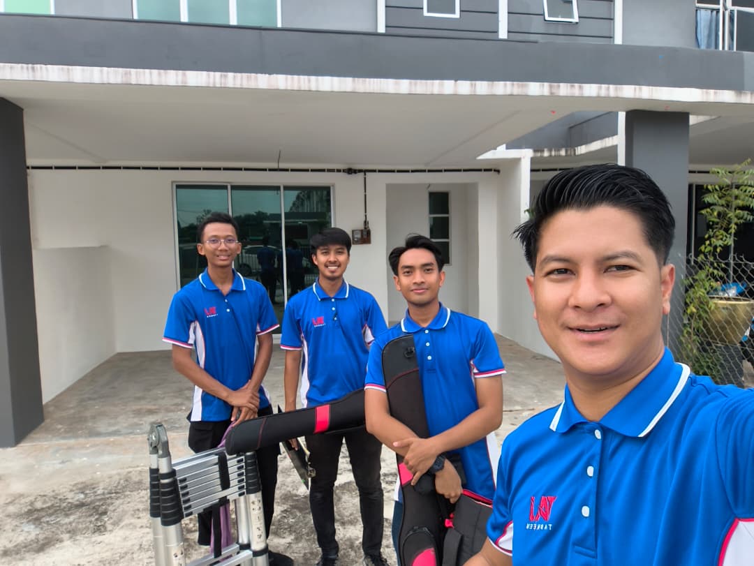 TAJ Tasneem home inspection client in Pahang, Malaysia